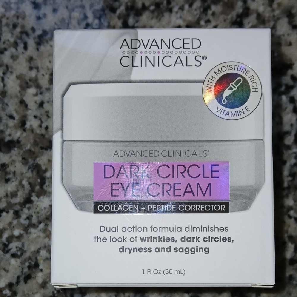 Advanced Clinicals Dark Circle Eye Cream – White Jar